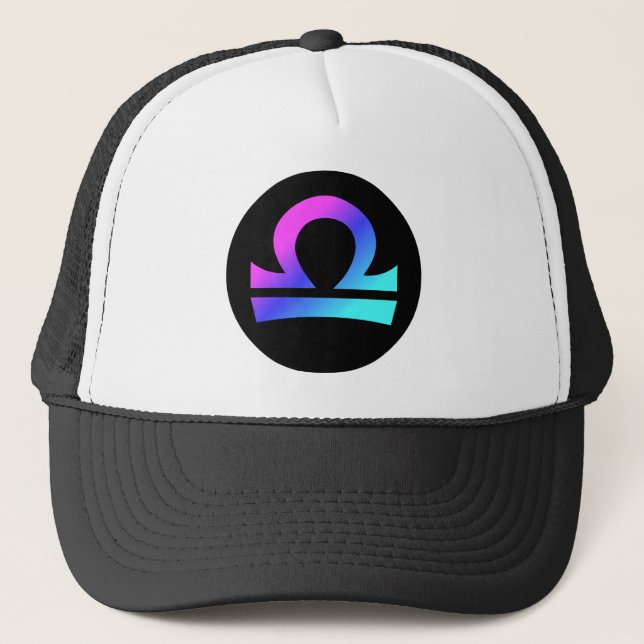 Libra symbol hat circle crest (Front)