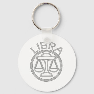 Libra the Scales Key Ring