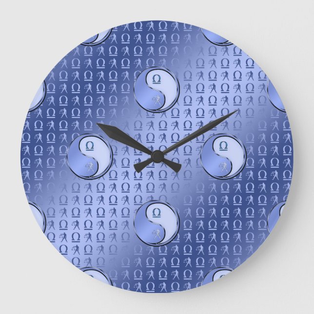 Libra the Scales Large Clock (Front)