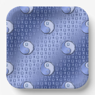 Libra the Scales Paper Plate