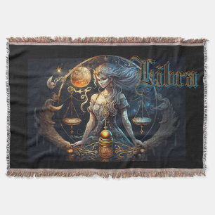 Libra Throw Blanket