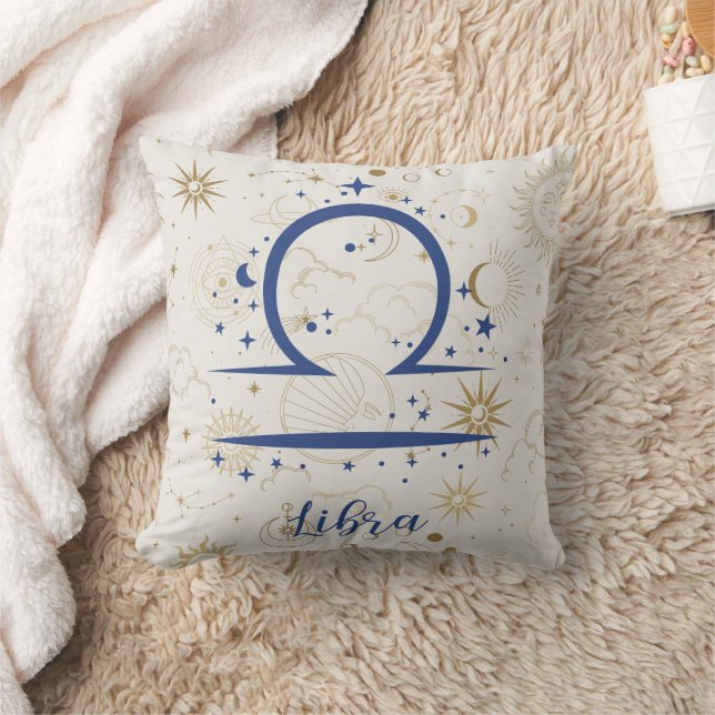 Libra Throw Pillow (Blanket)