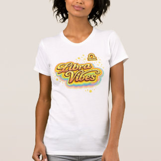 Libra Vibes Retro Zodiac T-Shirt | Astrology Birth