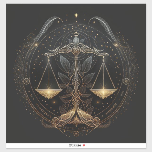 Libra Vinyl Sticker (Sheet)