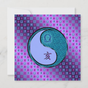 Libra & Water Boar Card