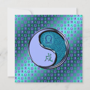 Libra & Water Dog Card