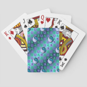 Libra & Water Dog Playing Cards