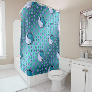 Libra & Water Dog Shower Curtain