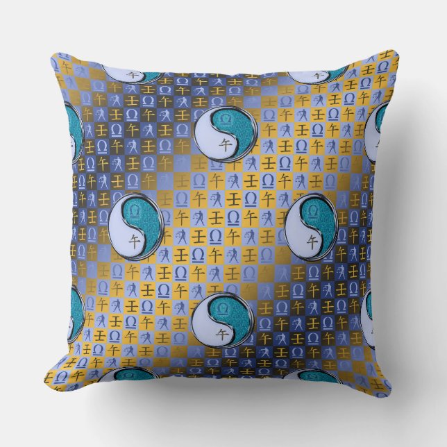 Libra & Water Horse Cushion (Front)