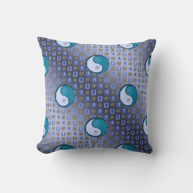 Libra & Water Rabbit Cushion (Front)