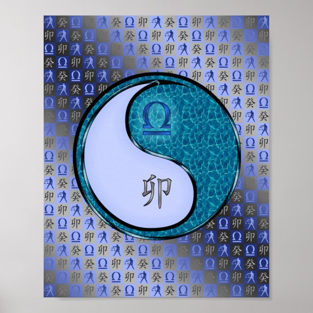 Libra & Water Rabbit Poster (Front)