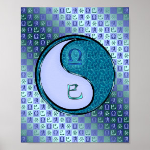 Libra & Water Snake Poster