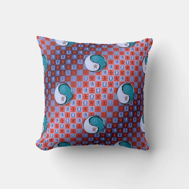 Libra & Water Tiger Cushion (Front)
