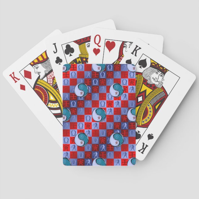 Libra & Water Tiger Playing Cards (Back)