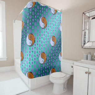Libra & Wood Dog Shower Curtain