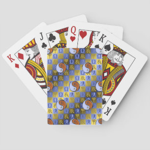 Libra & Wood Dragon Playing Cards
