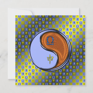 Libra & Wood Monkey Card