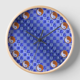 Libra & Wood Ox Clock