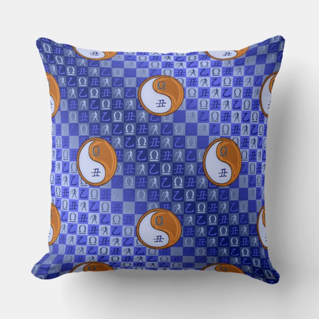 Libra & Wood Ox Cushion (Front)