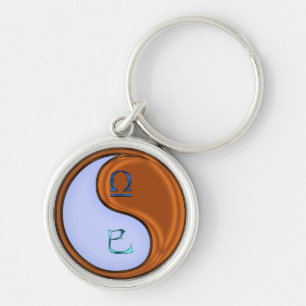 Libra & Wood Snake Key Ring