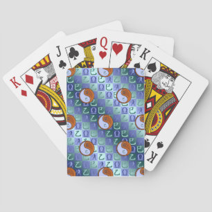 Libra & Wood Snake Playing Cards