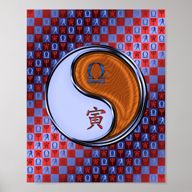 Libra & Wood Tiger Poster (Front)