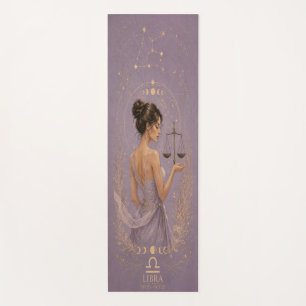 Libra Zodiac Celestial Yoga Mat
