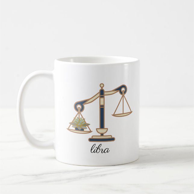 Libra Zodiac Coffee Mug (Left)