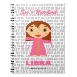 Libra Zodiac for Kids Notebook