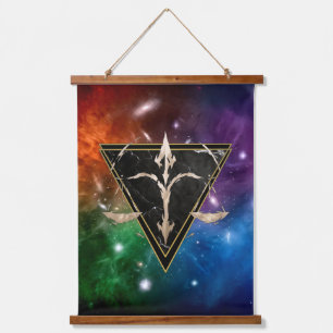 Libra Zodiac Nebula Background Gift Astrology Hanging Tapestry