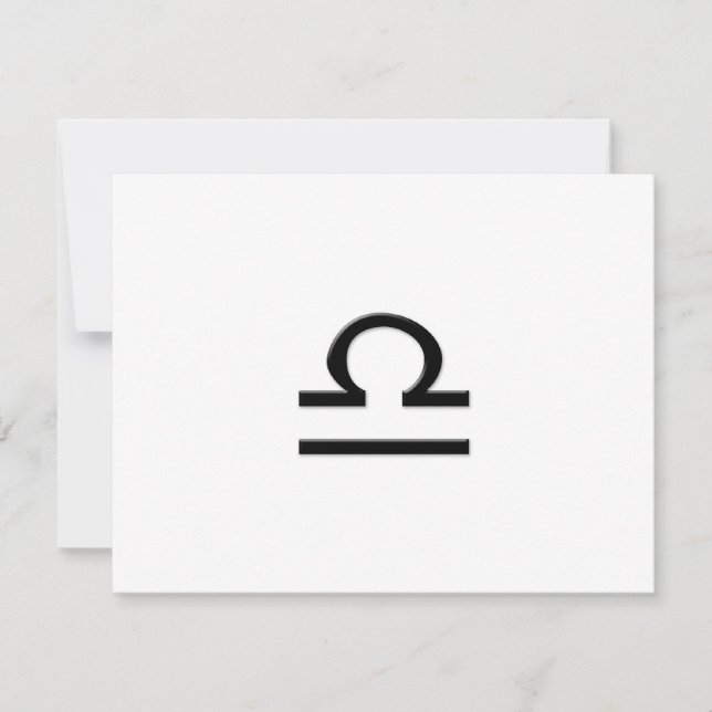 Libra - Zodiac Sign (Front)