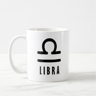 Libra zodiac sign coffee mug