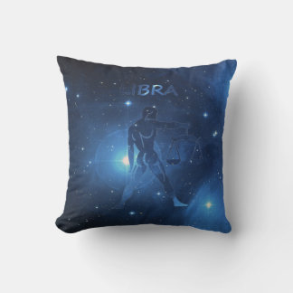 Libra zodiac sign cushion