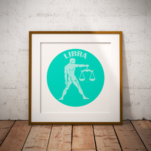 Libra, Zodiac Sign, Horoscope, Astrology Poster