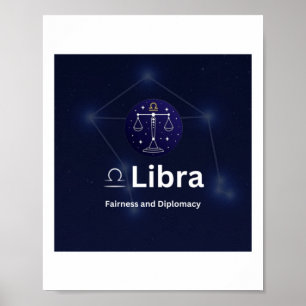 Libra Zodiac Sign Sticker 