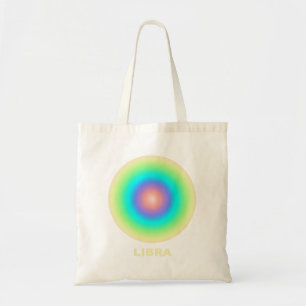 Libra Zodiac Sign Stylish Gradient Tote Bag