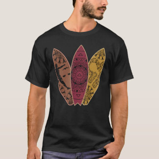 Libra Zodiac Sign Surfboard Surfing Horoscope T-Shirt