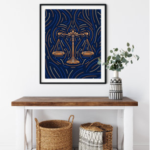 Libra Zodiac Sign   Zodiac Digital Print