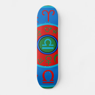 Libra Zodiac Skateboard