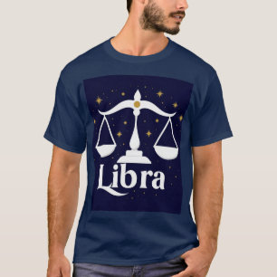 ♎ Libra Zodiac Style For Astrology Everyday Wear  T-Shirt