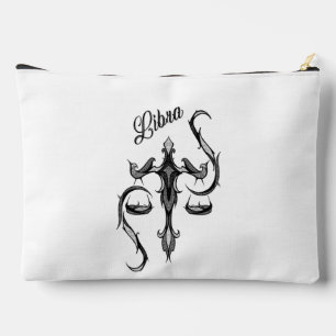 Libra Zodiac Symbol Accessory Pouch