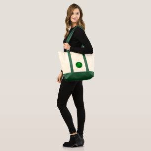 Libra Zodiac Symbol Green Mix Tote Bag