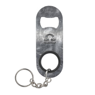 Libra Zodiac Symbol in silver grunge steel style