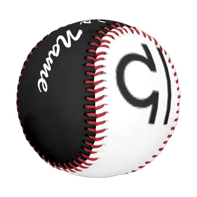 Libra Zodiac Symbol Standard by Kenneth Yoncich Baseball (Angled)