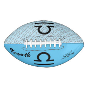 Libra Zodiac Symbol Standard by Kenneth Yoncich Football