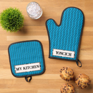 Libra Zodiac Symbol Standard by Kenneth Yoncich Oven Mitt & Pot Holder Set
