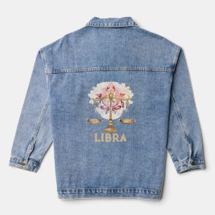 Libra Zodiac Women's Denim Jacket