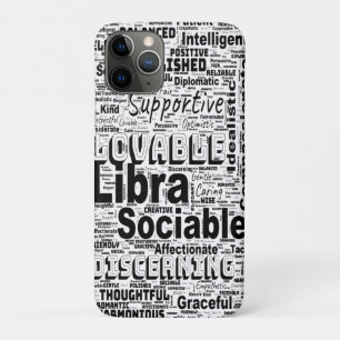 Libra Zodiac Word Cloud Inspiration Case-Mate iPhone Case