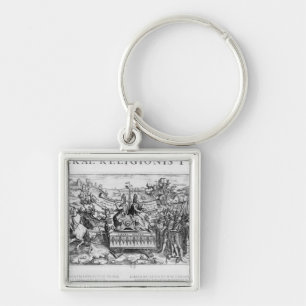 Librae Religionis Typus', allegory Key Ring