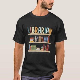 Librarian Alphabet Book First Day Of School T-Shirt